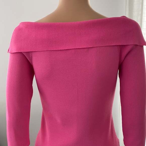 Joseph A. Women's Bright Pink Knit pullover top, Small - Picture 3 of 11